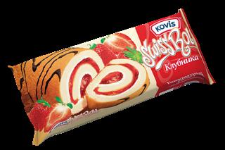РКК Рулет КОВИС 175г Клубника   1*15