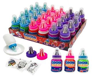 КАНДИ-КЛАБ СОСКА ЛОЛЛИ Карамель с кислой пудрой и тату ассорти 5гр  12*30