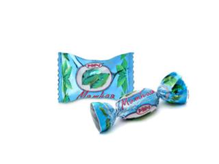 РАХАТ Карамель МЯТНАЯ леденцовая 1кг пакет 1*6