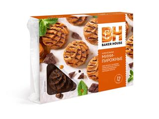 РКК BARKER HOUSE Пирожные-мини крошковые Карамель 240гр  1*10