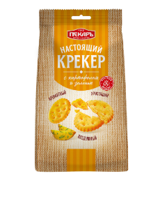 СЛАВЯНКА Крекер Картофельный ПЕКАРЬ с зеленью 220гр  1*14