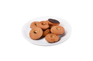 ПОПОВА Печенье песочное КРЕНДЕЛЬКИ В ШОКОЛАДЕ   1*2