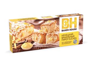 РКК BARKER HOUSE Пирог KUCHEN Немецкий ванильный 350гр  1*8