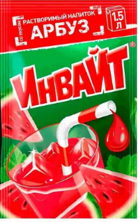 ИНВАЙТ Напиток б/п Арбуз 12гр. (6*24)  1*24
