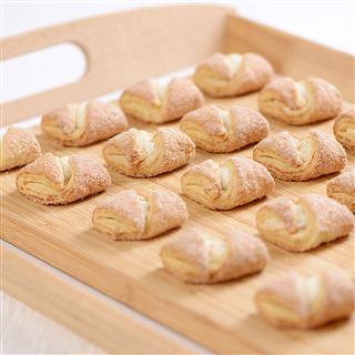 ЛИХАЧЕВА Печенье сдобное РУЛЕТИКИ К ЧАЮ творожные  1*2