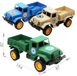 Игрушка ГРУЗОВИК ВОЕННЫЙ 19см   1*1