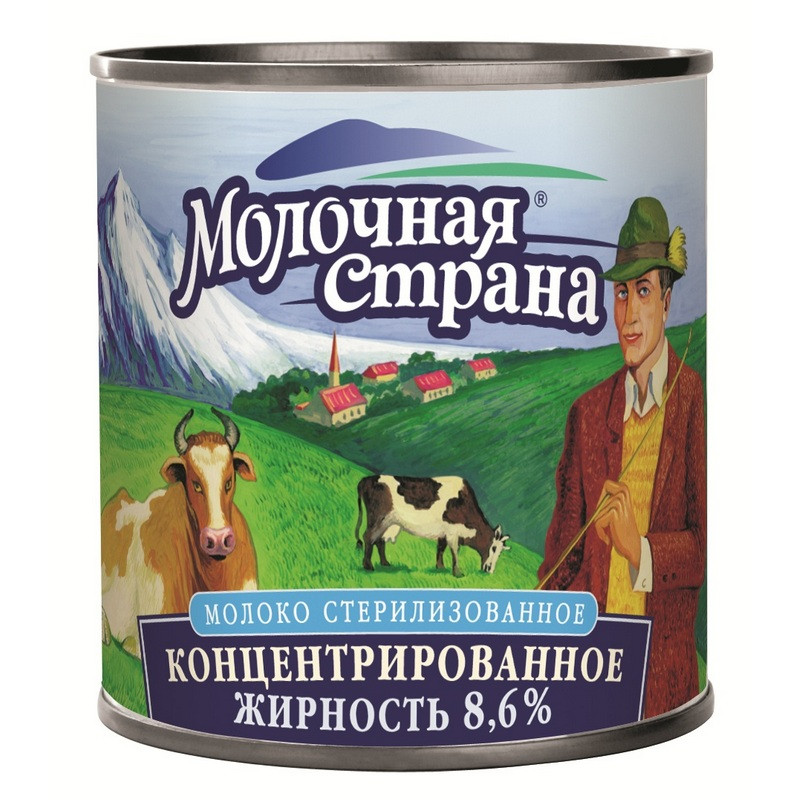 МОЛОЧНАЯ СТРАНА Молоко концентр стерилизованное 7,8% 300гр ж б ГОСТ 1 45 22.03.2022 16 27 42