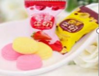 Конфеты Китай Banana Milk Strawberry кар.лед.со вкусом клуб.,банан. фас.500гр. 1*20