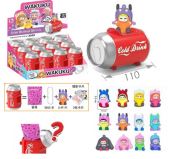 Игрушка ВАКУКУ Капсула Банка Газировки Большая фигурка+стикер   1*12