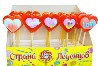 СИБ.ЛЕДЕНЕЦ Карамель на палочке ПРЕЛЕСТЬ 14гр шоу-бокс  1*40