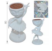 Игрушка 3D БАЛЕРИНА КАПУЧИНО 8см   1*1