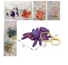 Игрушка Брелок пластиковый 3D ПАУК   1*1