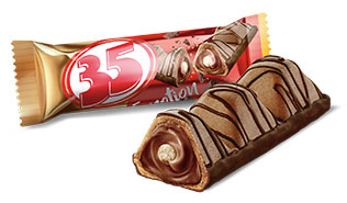 ЭССЕН Конфеты 35 Шоколад вафельные 20гр 1*25