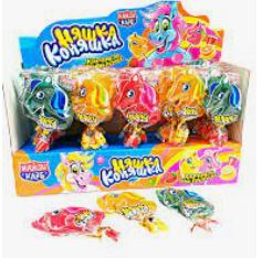 КАНДИ-КЛАБ НЯШКА КОНЯШКА Карамель на палочке 15гр  12*30 КАНДИ-КЛАБ НЯШКА КОНЯШКА Карамель на палочке 15гр  12*30