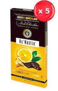 DY NASTIE Шоколад Миндаль и апельсин 100гр  1*40