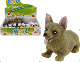 Игрушка Антистресс СОБАКА 4*8*6,5см  1*20