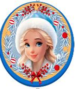 ШОКОЛАДНЫЙ КУТЮРЬЕ Конфеты ШОКОЛАДНАЯ МЕДАЛЬ СНЕГУРОЧКА /фольга/  1*2,1 ШОКОЛАДНЫЙ КУТЮРЬЕ Конфеты ШОКОЛАДНАЯ МЕДАЛЬ СНЕГУРОЧКА /фольга/  1*2,1