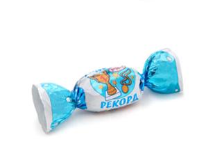 РАХАТ Карамель РЕКОРД глазированные 1кг пакет 1*6