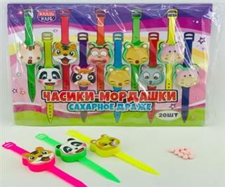 КАНДИ-КЛАБ ЧАСИКИ-МОРДАШКИ Сах.драже 3гр  12*20