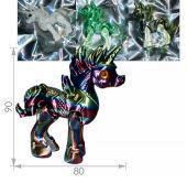 Игрушка 3D ЕДИНОРОГ 8см   1*1