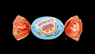 SLASTI Карамель КАПЛЯ ЛЕТА Апельсин фруктовая /пак.1кг/ 1*5