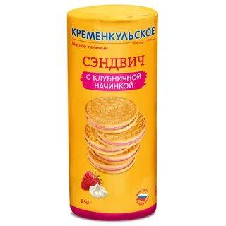 КРЕМЕНКУЛЬСКОЕ Печенье злаковое СКАЗ ОТ МАРИИ Клубника  250гр  1*24