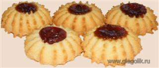 ГЛАГОЛИКИ Печенье сдобное Курабье   1*3