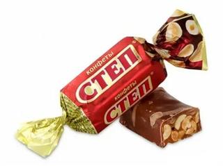 СЛАВЯНКА Конфеты СТЕП ЗОЛОТОЙ /пак.1кг./ 1*6