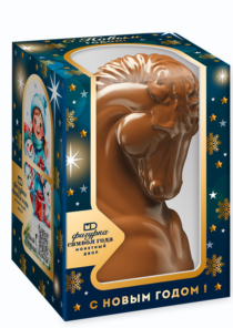 МОНЕТНЫЙ ДВОР Шок.фигурка СИМВОЛ ГОДА  100гр. короб 1*12