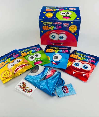 Взрывная карамель с татуировкой ШАРИКИ 2гр30шт12 блоков