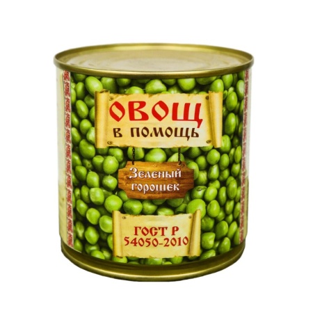 ОВОЩ В ПОМОЩЬ Горошек зеленый  420гр ж б в сорт ГОСТ1 15 22.03.2022 16 34 14