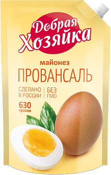 МАХЕЕВ ДОБРАЯ ХОЗЯЙКА Майонез ПРОВАНСАЛЬ 50,5%  630гр. д/пак 1*12