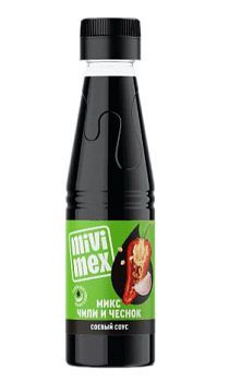 МИВИМЕКС Соус соевый микс чили и чеснок 200гр пл/бут 1*30