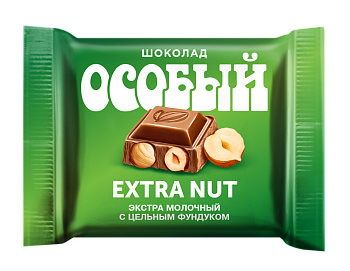 НОВИНКА СЛАВЯНКА Шоколад ОСОБЫЙ EXTRA NUT молочный с фундуком 80гр  1*13