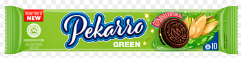 МОРОЗОВО Печенье сахарное PECARRO с какао фисташковой нач.и взрывной карамелью фас.95гр  1*28