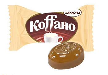 АККОНД Карамель КОФФАНО MILK фас.1кг пакет 1*4
