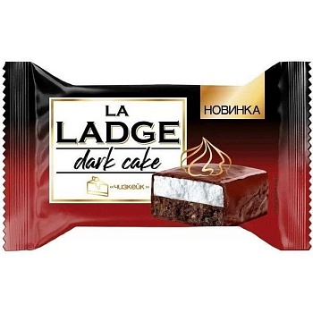 АККОНД Конфеты ЧИЗКЕЙК LA LADGE dark cake 1*4