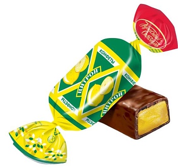 КР.ОКТ Конфеты ЦИТРОН помадные  1*6