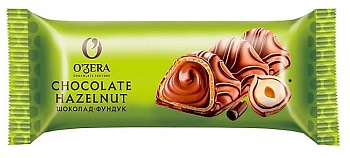 KDV Батончик OZera Chocolate Hazelnut 23гр  6*24