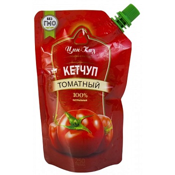 ЦИН-КАЗ Кетчуп ТОМАТНЫЙ 250гр  1*26