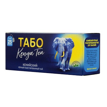 ТАБО Чай черный пак. КЕНИЯ 25пак   1*50
