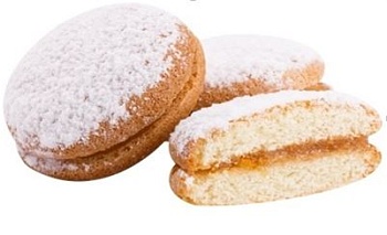 СИБ.ЛАКОМСТВА Печенье бисквитное АПЕЛЬСИНКА   1*2