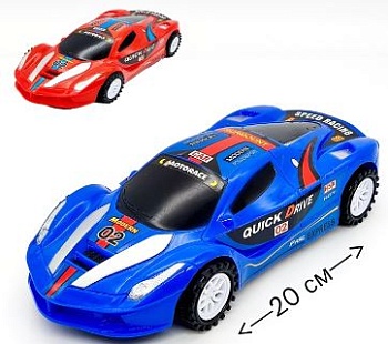 Игрушка МАШИНКА инерционная ГОНКА /12,5*4*6см/   1*1