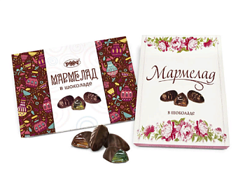 РАХАТ Мармелад ЖЕЛЕЙНЫЙ В ШОКОЛАДЕ фас.200гр х/к 1*16