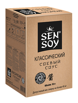 СЭНСОЙ Соус соевый Классический (коробка Bag in Box) 19 л карт.уп 1*1