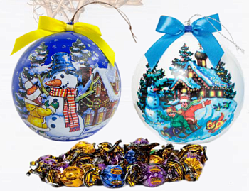 АТАГ Набор конфет 150гр ВКУС ГОДА (ШАР) 1*6