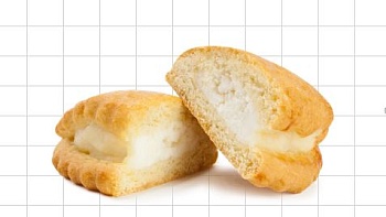 СИБ.ЛАКОМСТВА Печенье песочное СОЧЕНЬ с творожной начинкой  1*2,5