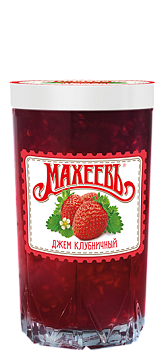 МАХЕЕВЪ Джем КЛУБНИЧНЫЙ  400гр стакан 1*10