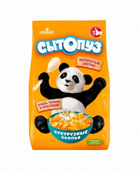 РУССКАРТ Кукурузные палочки СЫТОПУЗ Сахарная пудра 190гр  1*9