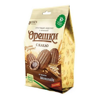 ЭССЕН Снэки хрустящие ЧУДО-ЧУДНОЕ со вкусом тоффи 250гр  1*10